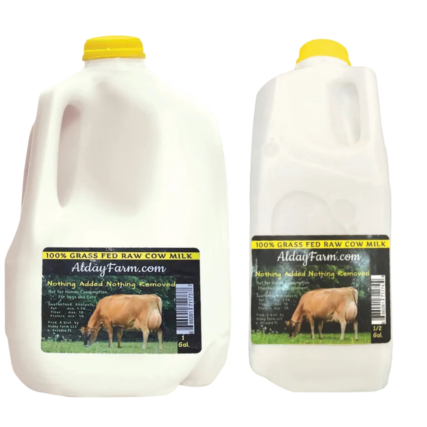 alday farm raw cow milk