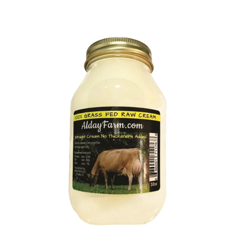 alday farm raw cow cream