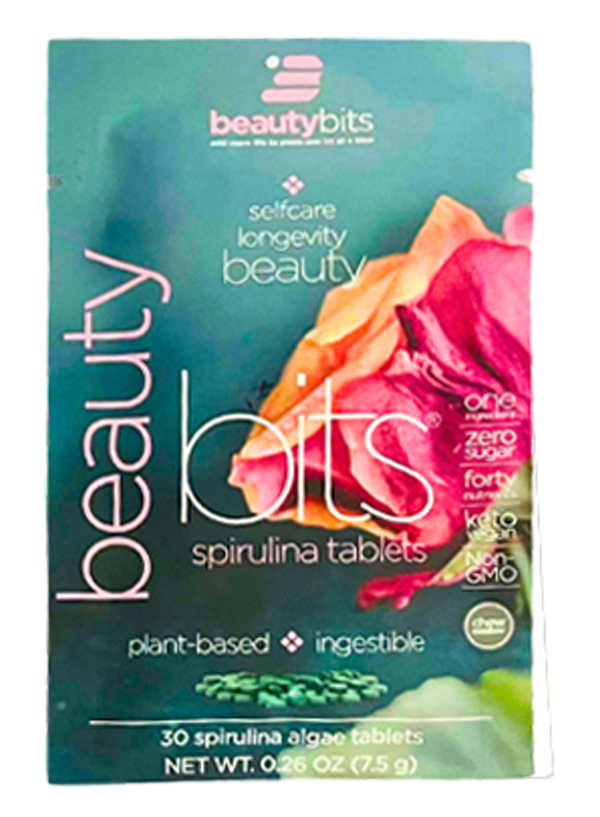 Plant-based spirulina tablets for skin and energy – BEAUTYbits.