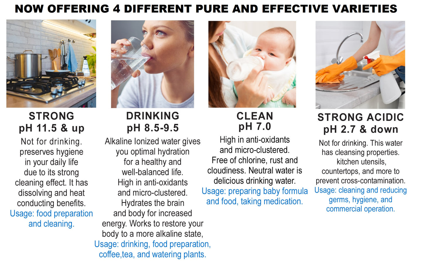 BioComplete structured and ionized drinking water.