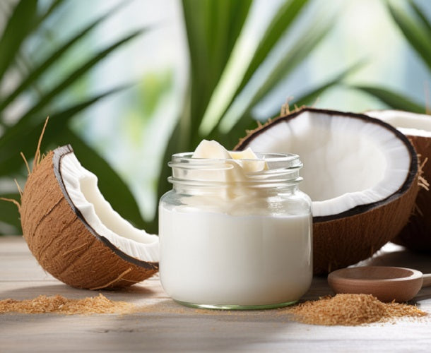 BioComplete Organic Unrefined Cold-Pressed Coconut Oil natural pure coconut oil for cooking, skincare, and hair care