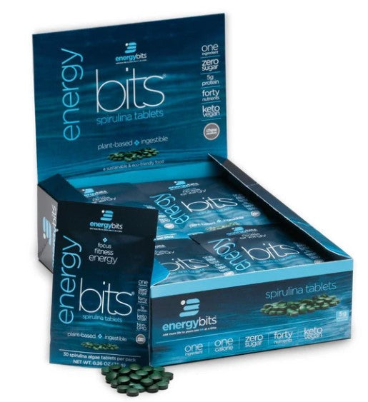 Nutrient-dense spirulina supplement – ENERGYbits algae nutrition.