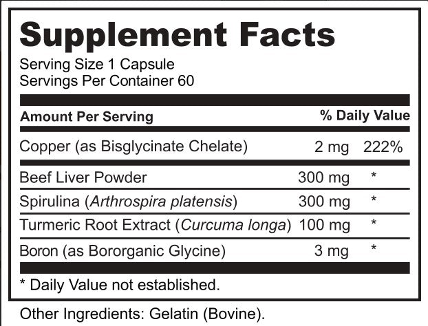 FIQ Recuperate IQ – targeted copper support for overall wellness.