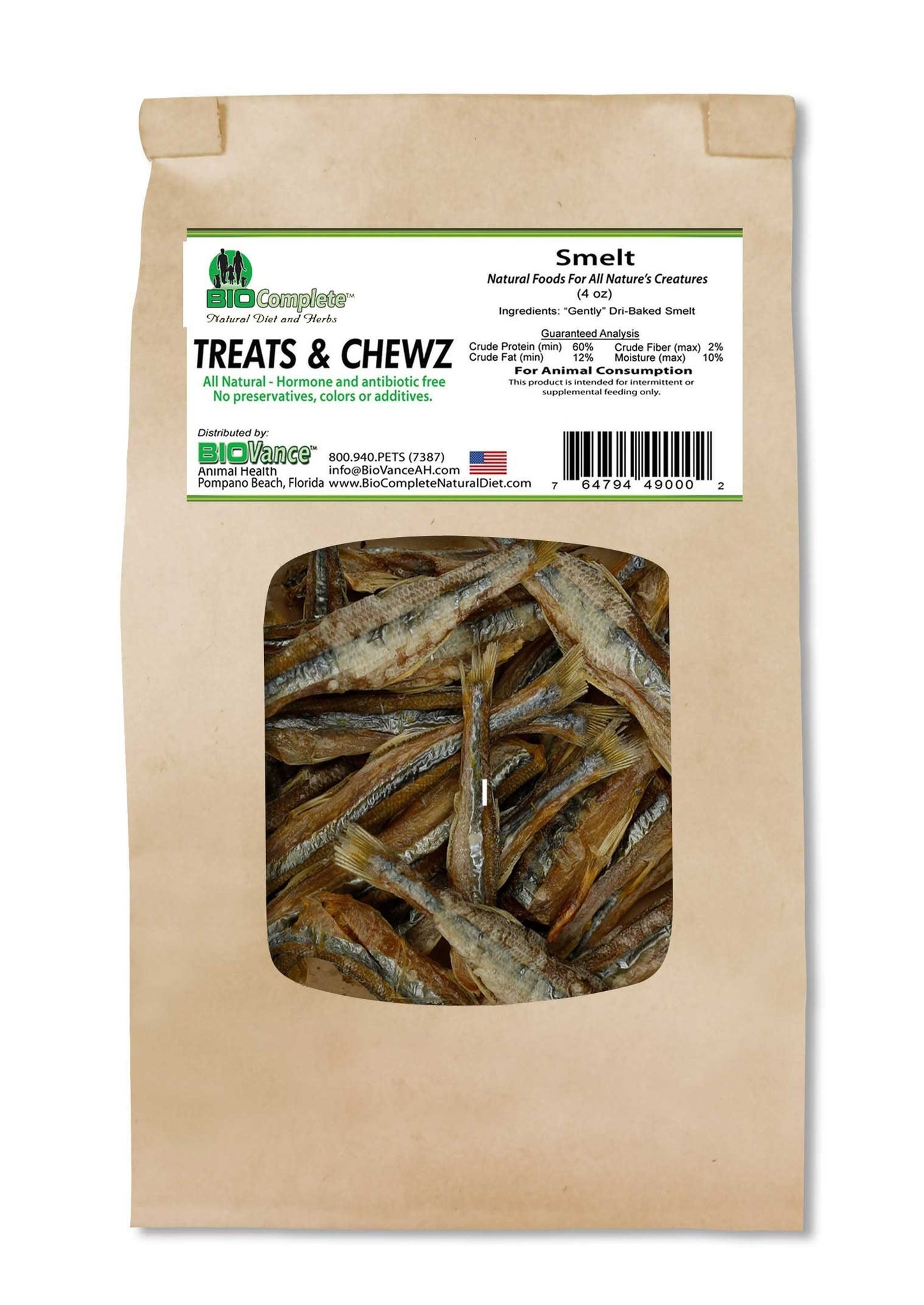 Smelt Treats-My Paleo Pet