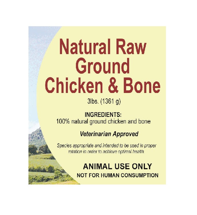 BioComplete Natural Raw Chicken and Bone Ground