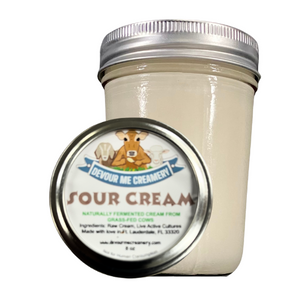 Devour Me Cow Milk Sour Cream