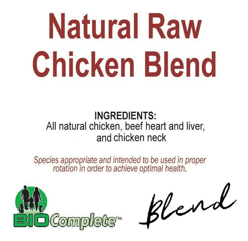 BioComplete Natural Raw Chicken Blend