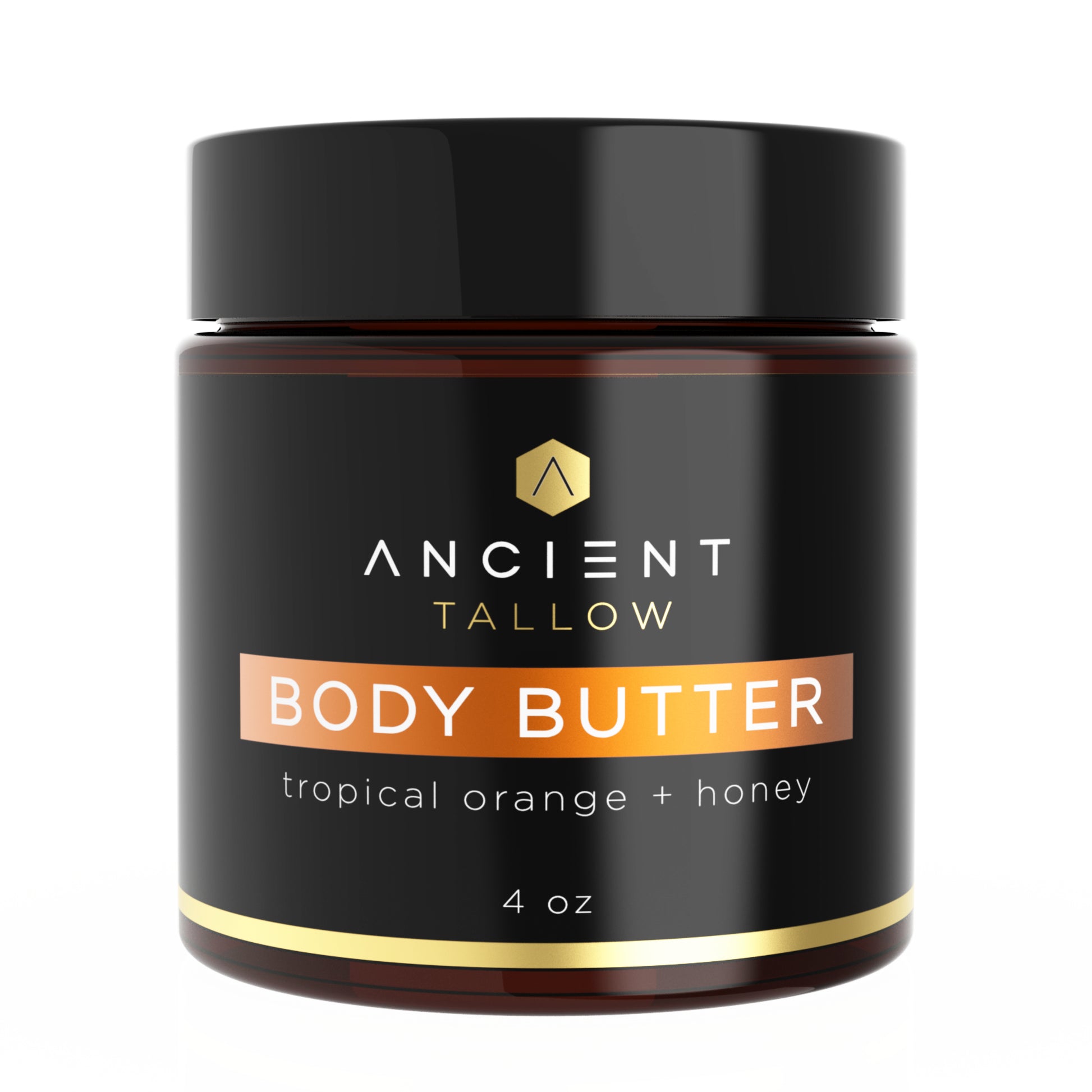 Moisturizing tallow body butter – tropical orange scent.