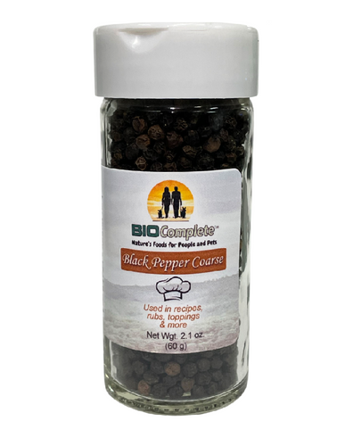 BioComplete Black Peppercorn Culinary Whole - Premium Whole Black Peppercorns for Cooking and Seasoning