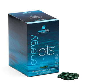 Clean spirulina source – ENERGYbits vegan superfood tablets.