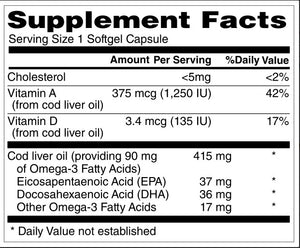 Omega-rich softgel capsules for daily health.