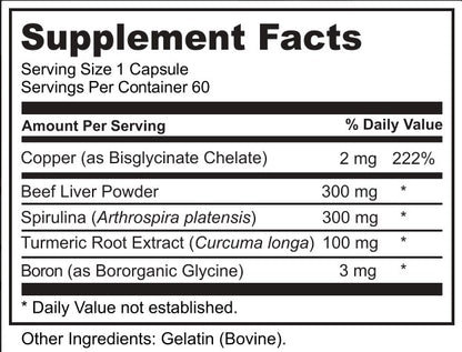 FIQ Recuperate IQ – targeted copper support for overall wellness.