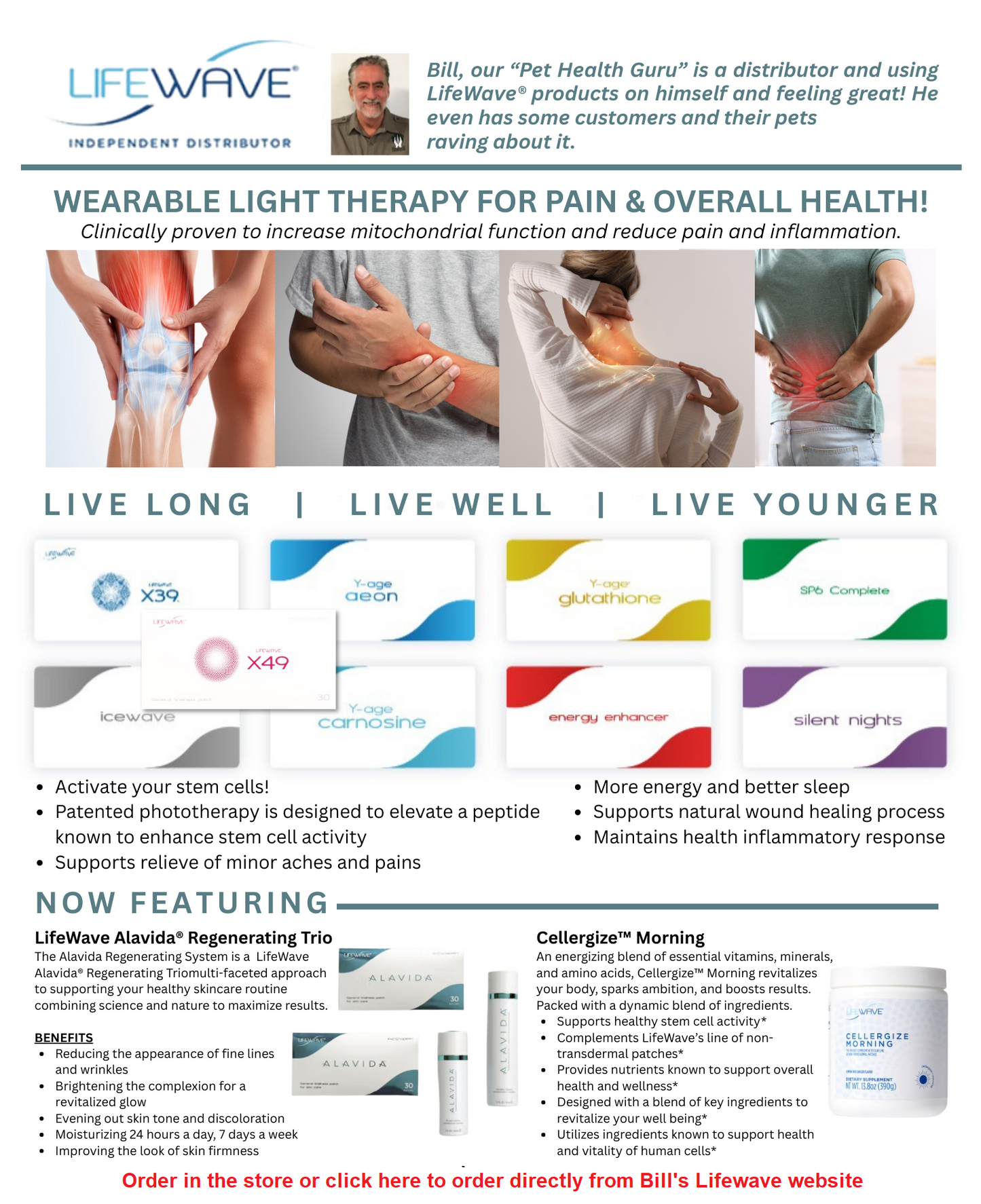 Lifewave Products Independent Distributor, Bill Piechocki
