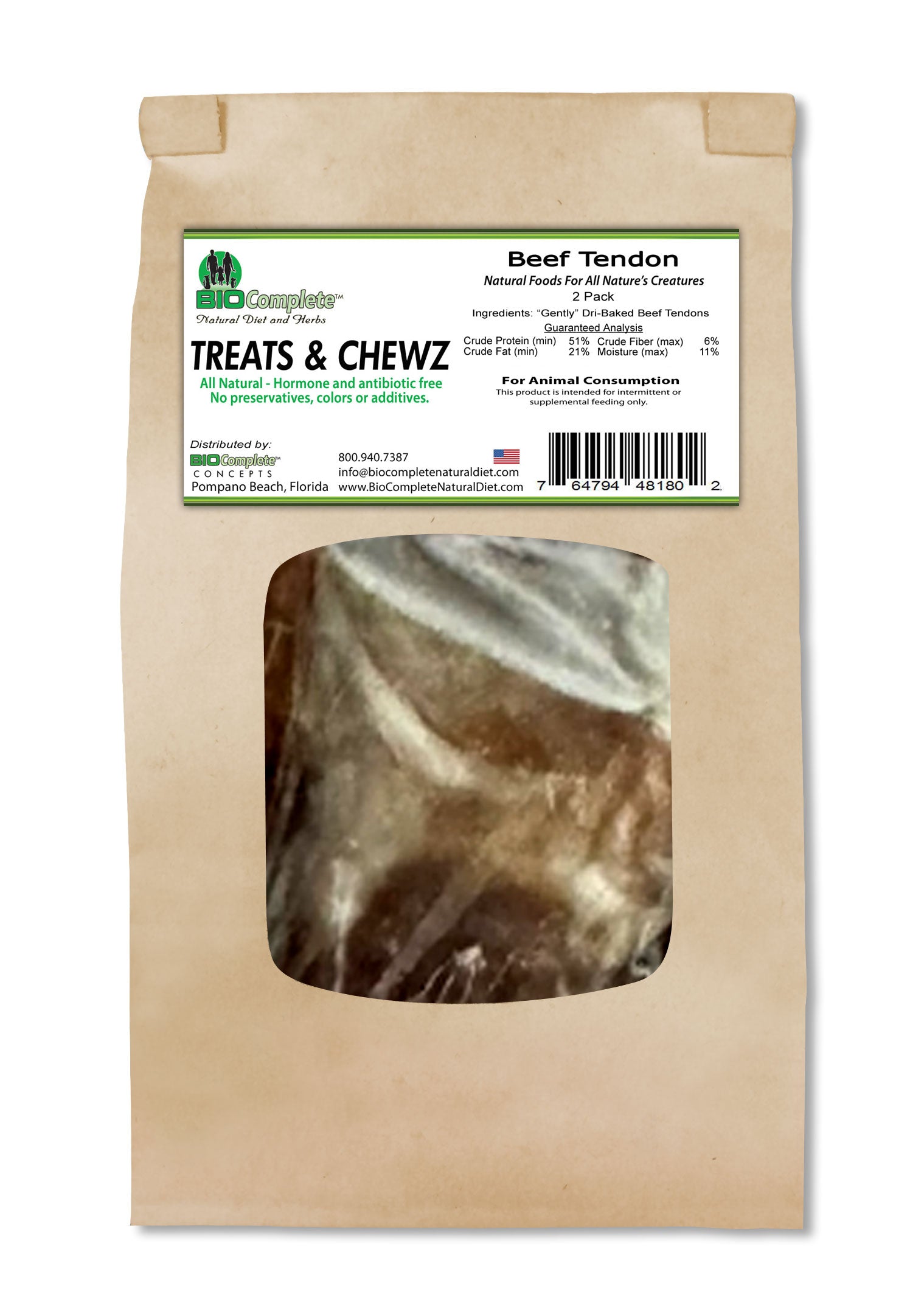 My Paleo Pet beef tendon dog treats made from all-natural dried beef tendons.