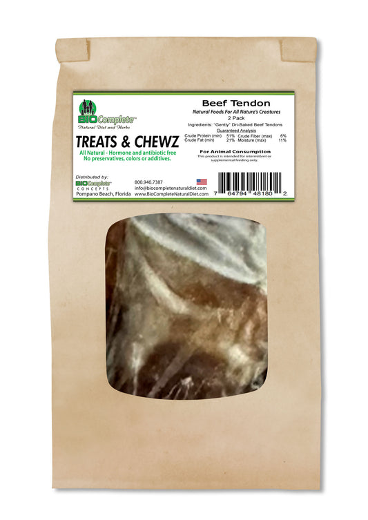My Paleo Pet beef tendon dog treats made from all-natural dried beef tendons.