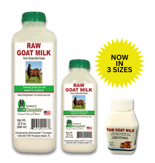 My Paleo Pet BioComplete Raw Goat Milk – Natural, Unpasteurized, Nutrient-Rich Pet Supplement