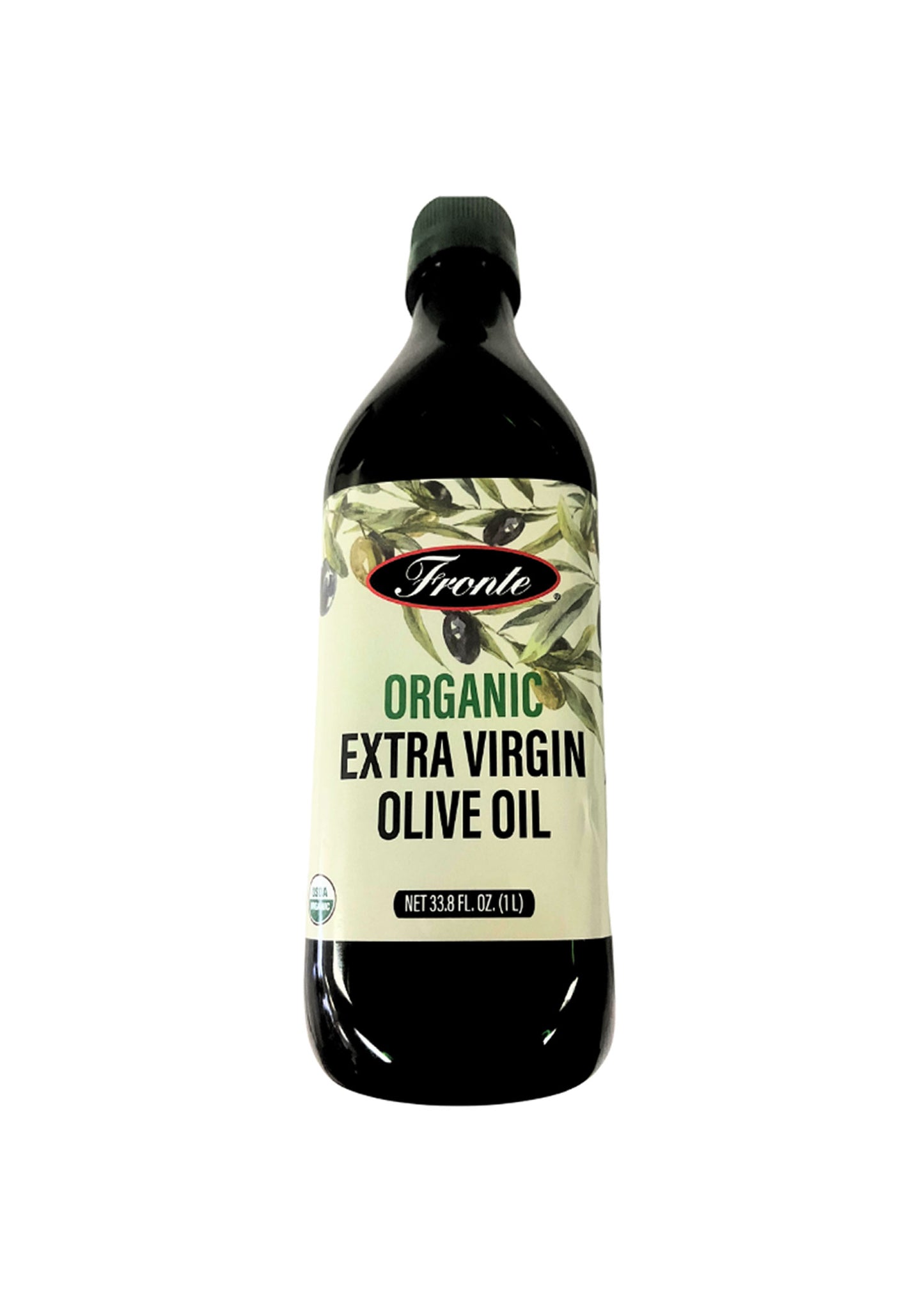 Extra virgin olive oil by My Paleo Pet shown in a 1-liter bottle.