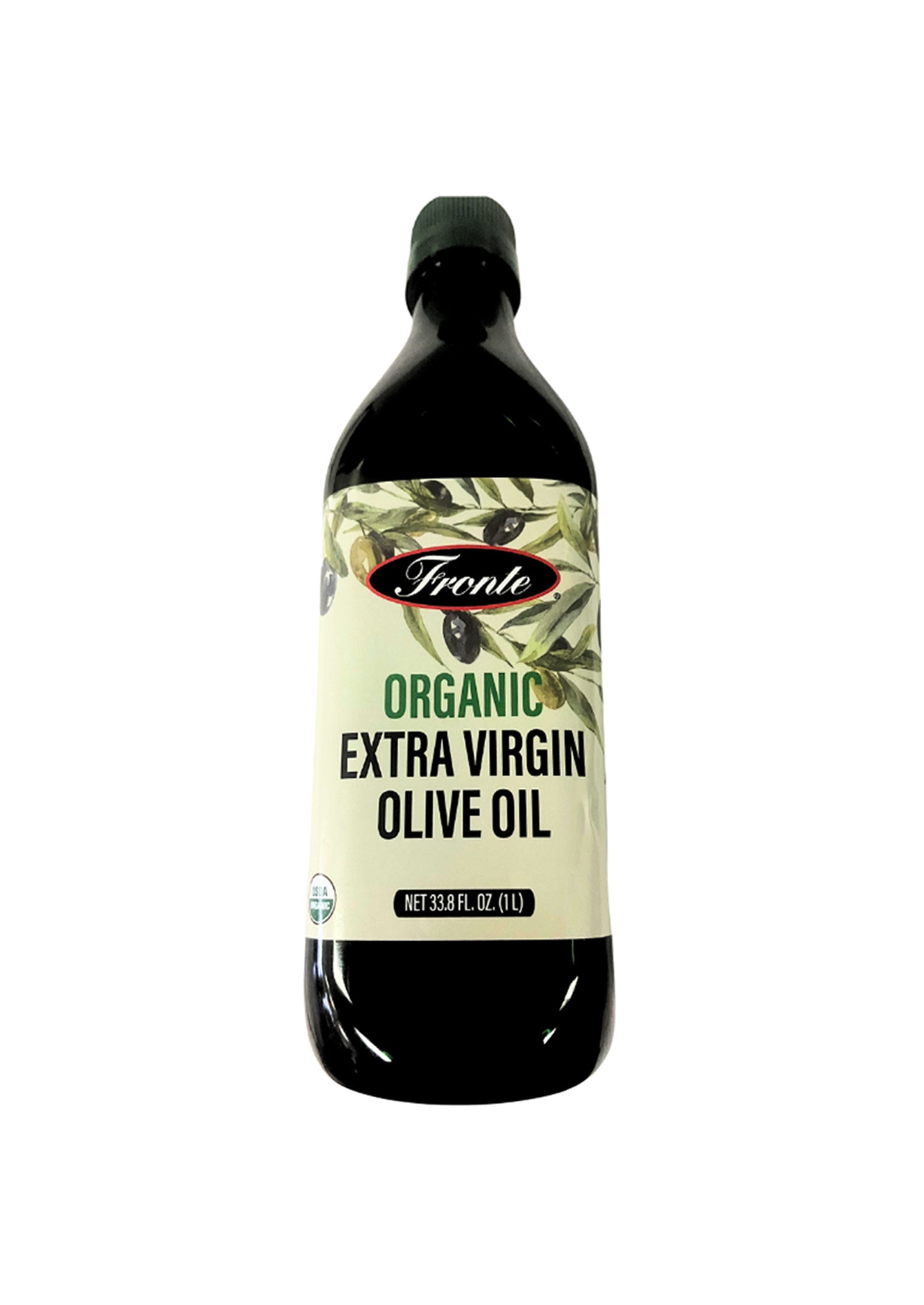 Extra virgin olive oil by My Paleo Pet shown in a 1-liter bottle.