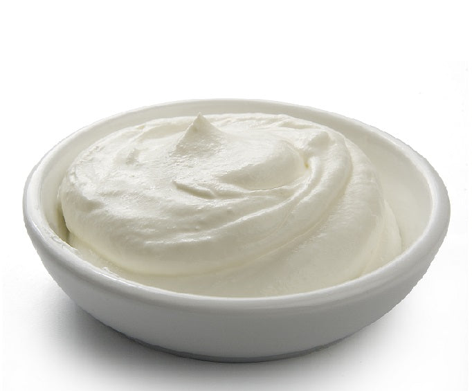 My Paleo Pet raw cow milk sour cream with smooth creamy texture.