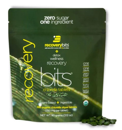 RECOVERYbits chlorella – supports immune health and energy.