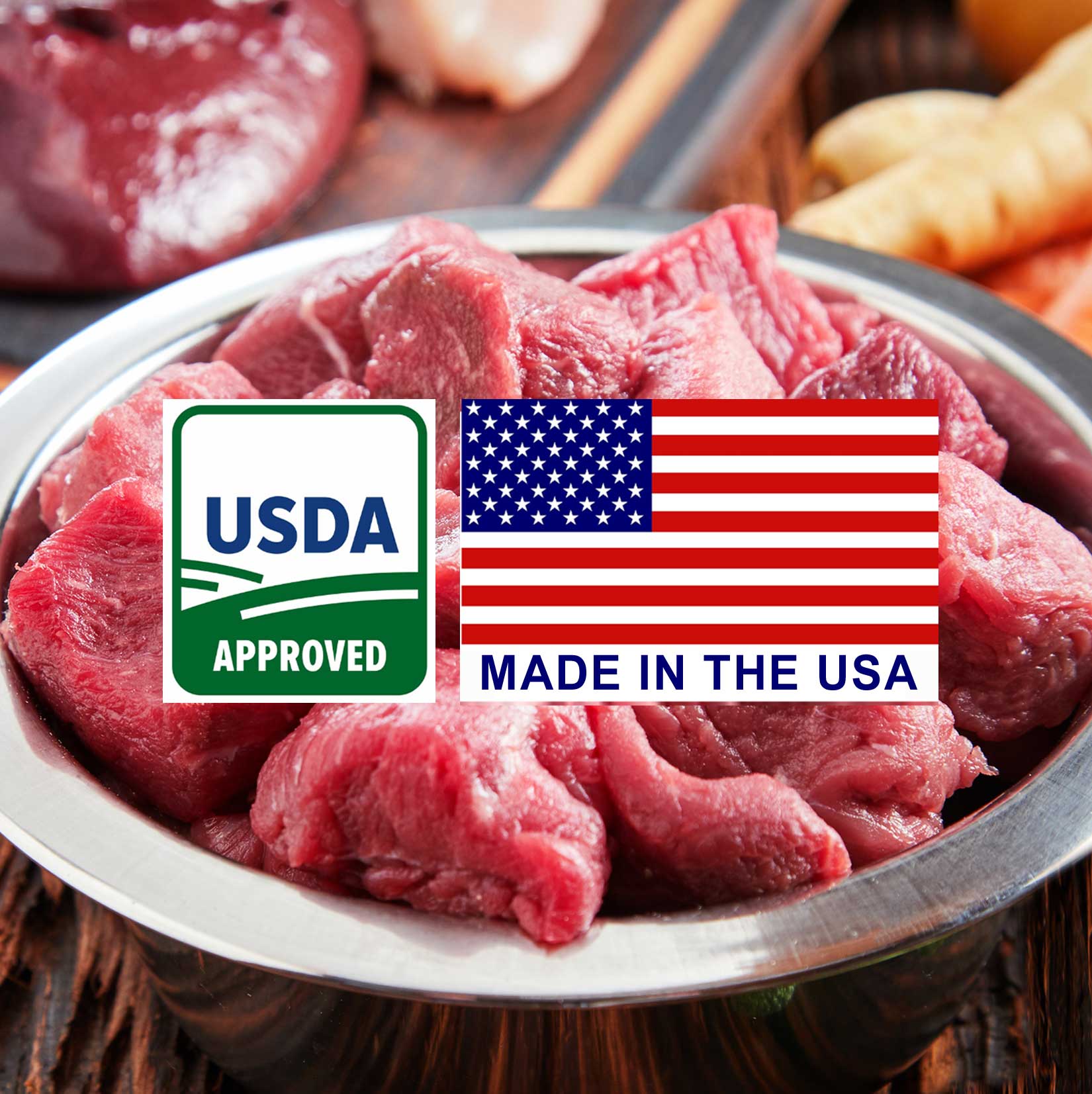 Raw meat pet food from My Paleo Pet, designed to provide natural nutrition for pets.