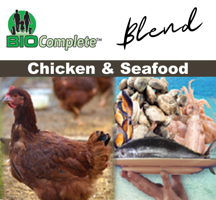 BioComplete Natural Raw Chicken and Seafood Blend