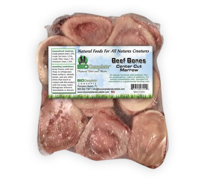 BioComplete™ BEEF MARROW CENTER CUT BONES - 4 sizes - 5lb. size ON SALE!-My Paleo Pet