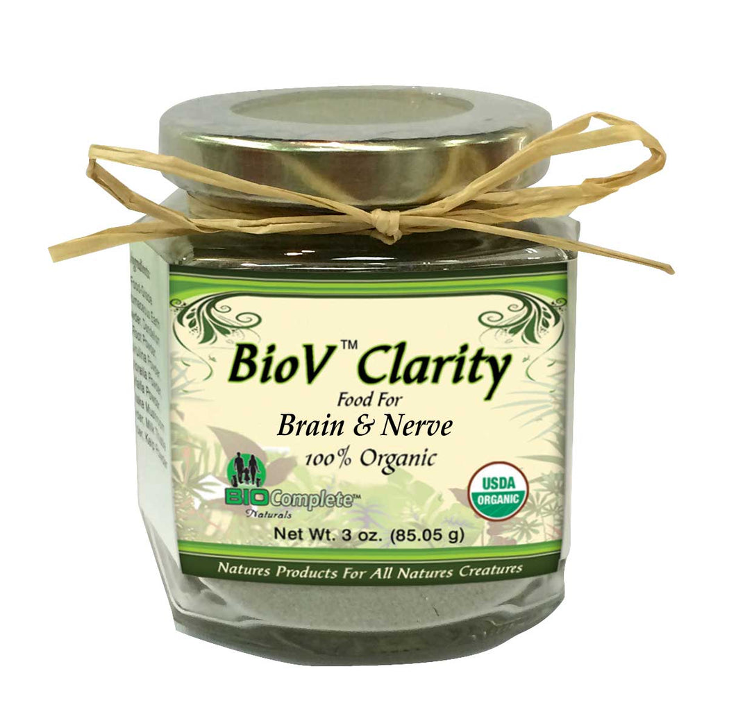 BioV™ Clarity Brain And Nerve Blend Organic Herbal Food-My Paleo Pet