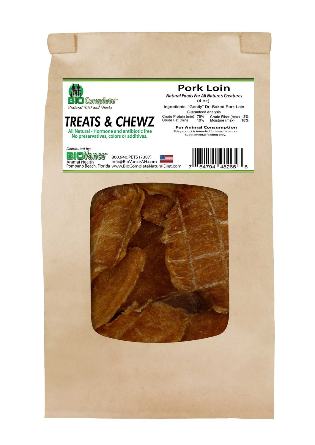 Pork Loin Treats-My Paleo Pet