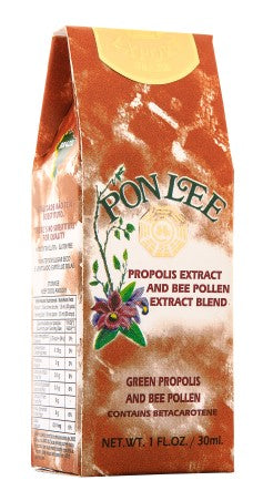 Natural blend of propolis and bee pollen extracts for immune support and overall wellness